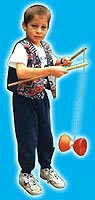 Jacob has recently appeared
  on TV performing his diabolo routine!
