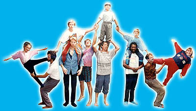 human pyramid