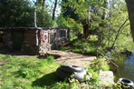 View of the sauna at Laurieston Hall