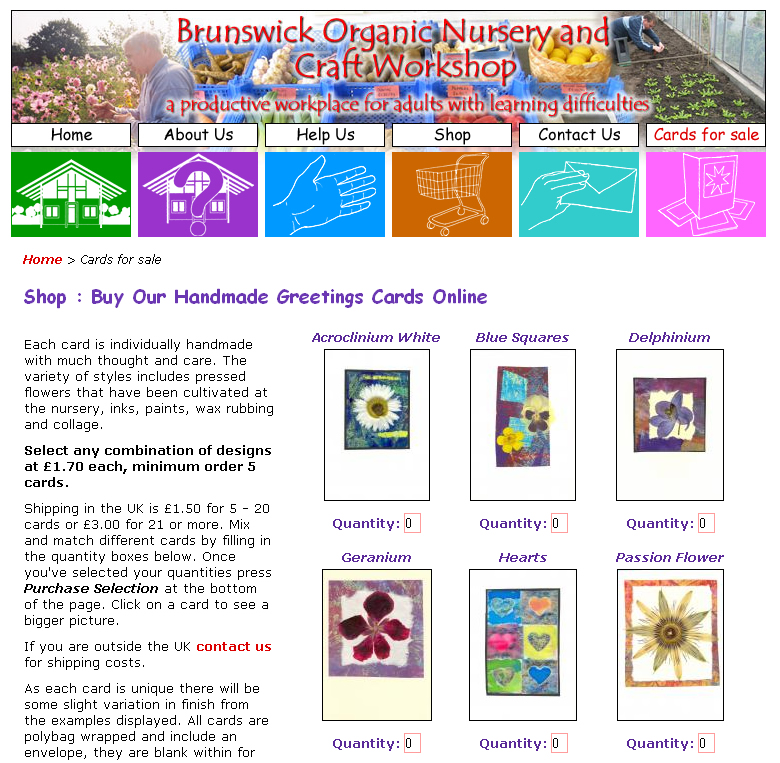 Brunswick Organic Nursery and Craft Workshop Screenshot