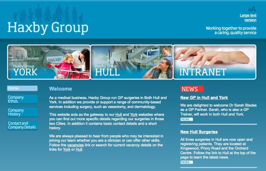 Haxby Group Screenshot